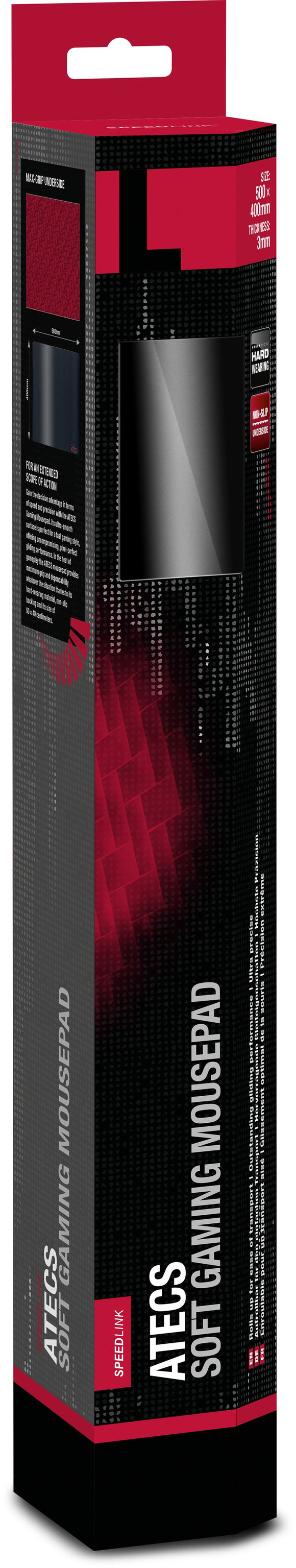 Tapis de souris Speedlink Atecs L (SL-620101-L)