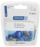 Fiche Vivanco F 6,5 mm, 2 pièces (44005)