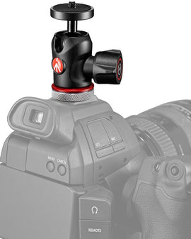 Manfrotto ball head MH492LCD-BH Micro + Cold Shoe - 0
