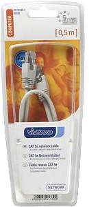 Câble Ethernet CAT 5e Vivanco 0,5 m (45330)