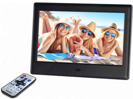 Cadre photo numérique SDF 782BK, films 7 pouces