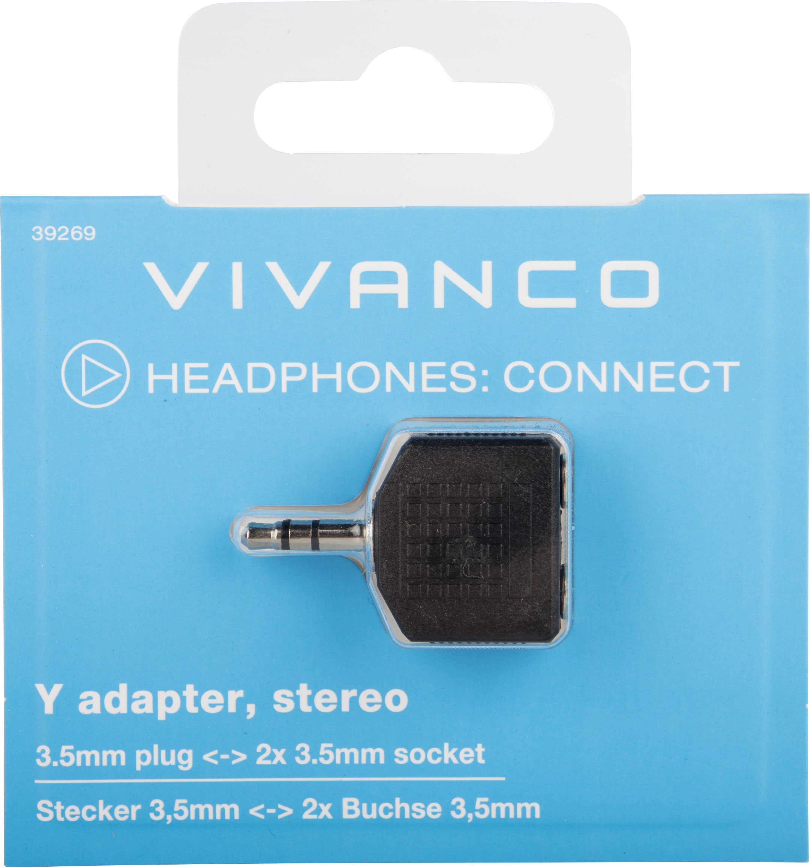 Adaptateur vivanco 35 mm - 2 x 35 mm 39269