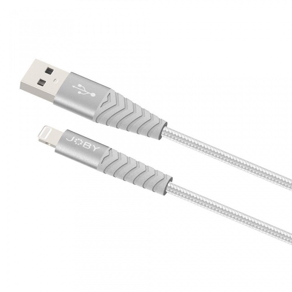Câble Joby Lightning - USB 1,2 m, argent