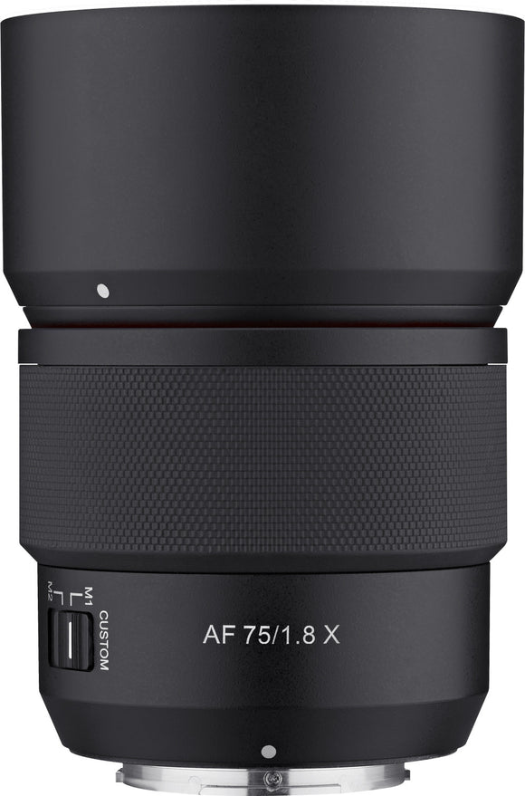 Samyang AF 75mm f/1.8 lens for Fujifilm