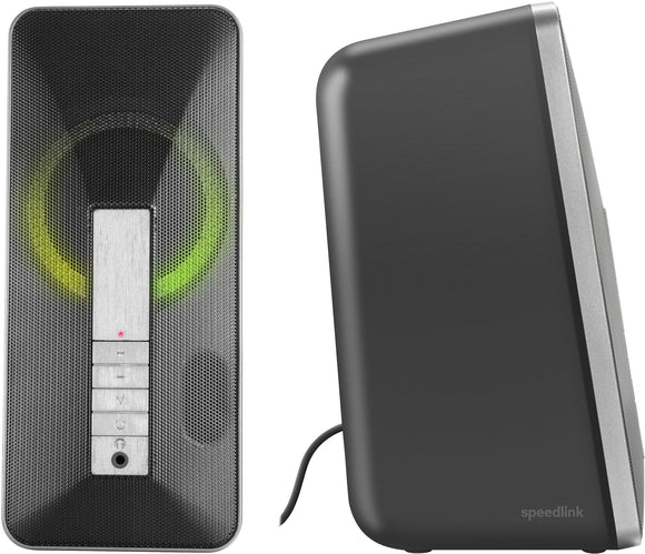 Enceintes speedlink lavel sl-810007-bk