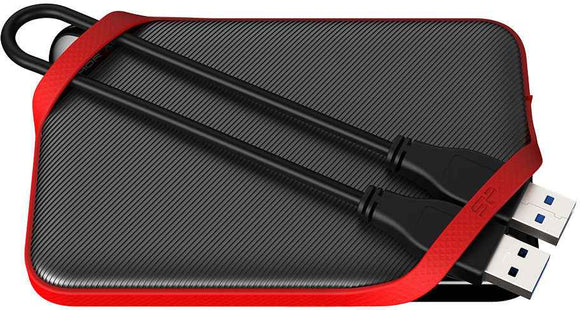 Portable Hard Drive | ARMOR A62 | 1000 GB | USB 3.2 Gen1 | Black/Red
