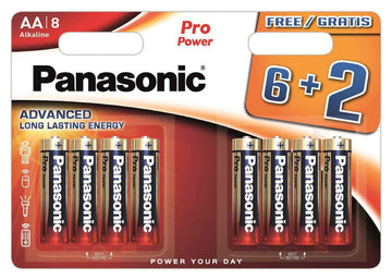 Batterie Panasonic Pro Power LR6PPG/8BW (6+2)