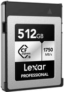 Lexar memory card CFexpress Type B 512GB Professional Silver