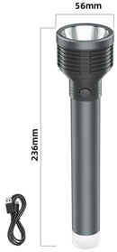 Lampe torche Platinet 5 W 2400 mAh, grise (45771)