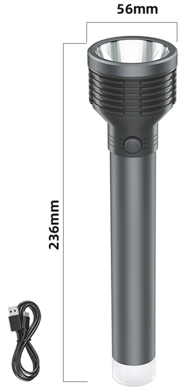 Lampe torche Platinet 5 W 2400 mAh, grise (45771)