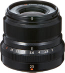 Objectif fujifilm fujinon xf 23 mm f/2.0 r wr noir