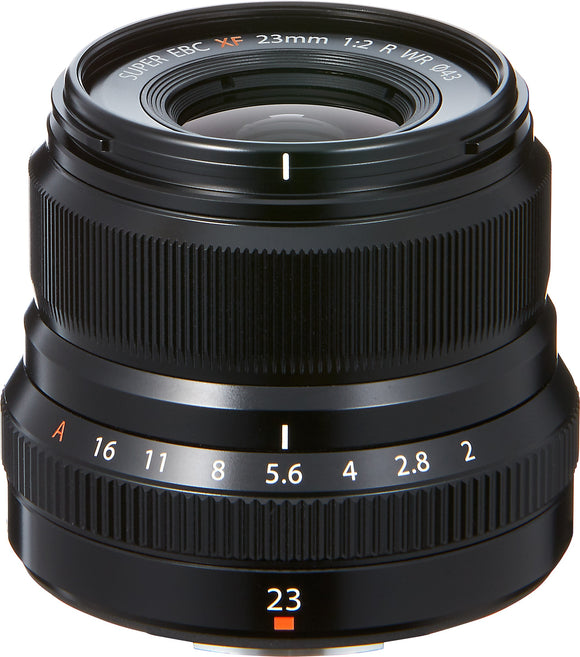 Objectif fujifilm fujinon xf 23 mm f/2.0 r wr noir