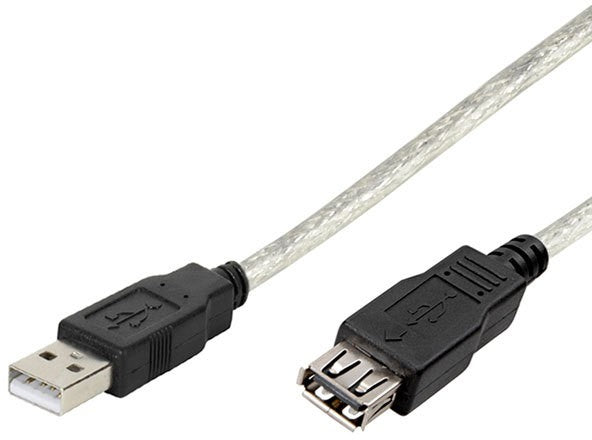 Câble usb 2.0 am-af vivanco 18 m 45232