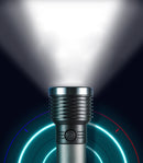 Lampe torche Platinet 3W 1200mAh, grise (45772)