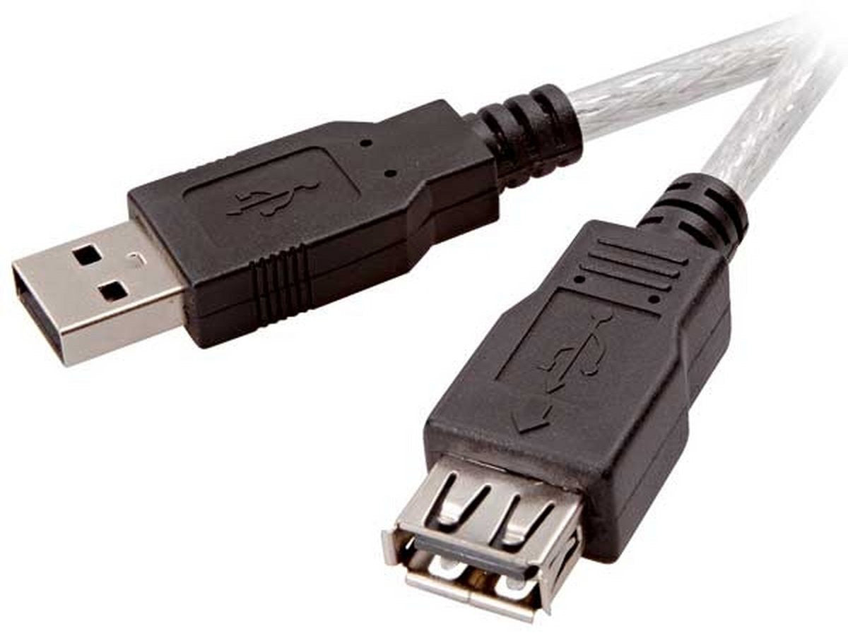 Câble usb 2.0 am-af vivanco 18 m 45232