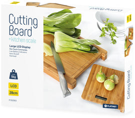 Balance de cuisine Platinet + planche à découper PCBZB03