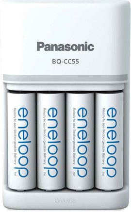 Battery charger PANASONIC Eneloop Smartplus BQ-CC55 + 4x AA 2000 mAh (K-KJ55MCD40E)