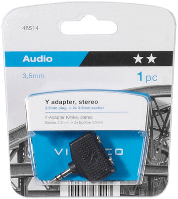 Vivanco adapter 3,5mm - 2x3,5mm Audio (46514) - 0
