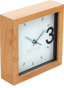 Platinet alarm clock April, wooden (43623)