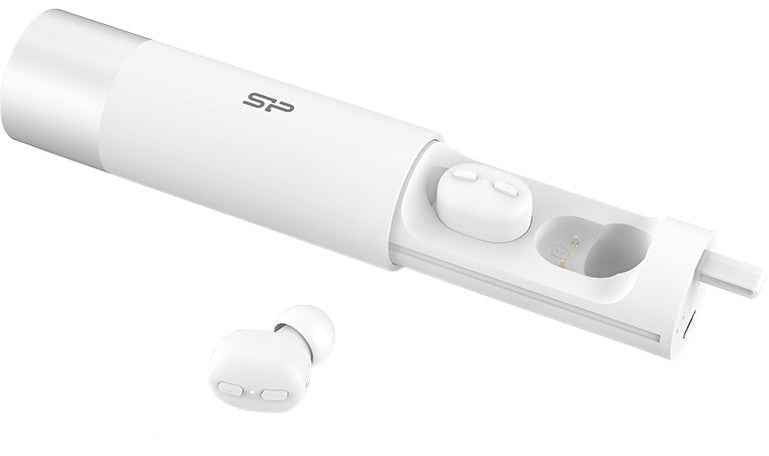 Écouteurs sans fil Silicon Power Blast Plug BP81, blancs
