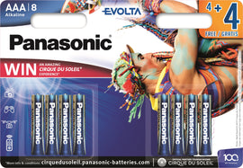 Piles Panasonic Evolta LR03EGE/8B (4+4 pièces)