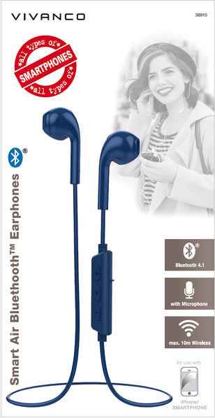 Casque sans fil Vivanco Smart Air 3, bleu (38910)