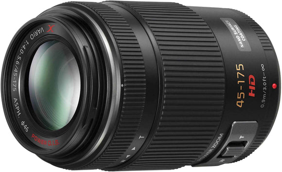 Panasonic Lumix G X Vario PZ 45-175mm f/4.0-5.6 ASPH POWER O.I.S, black
