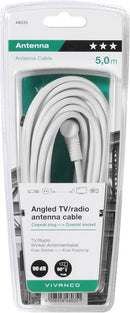 Vivanco coaxial cable angled 5m (48035)-2