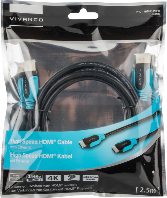 Câble HDMI Vivanco PRO - HDMI 2,5 m (42956)