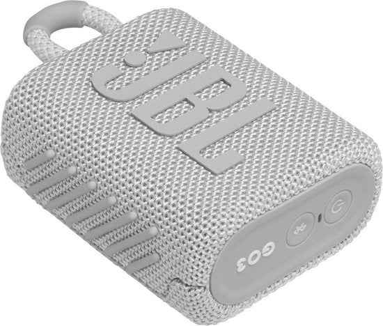Enceinte sans fil JBL Go 3 BT, blanche