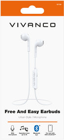Casque sans fil Vivanco Free&Easy Earbuds, blanc (61736)