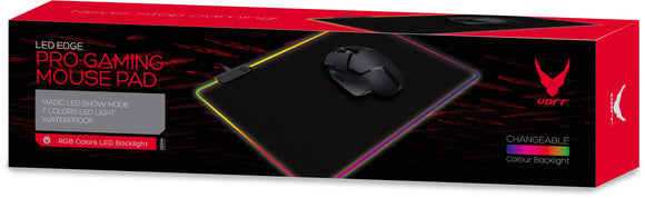 Tapis de souris Omega Varr Pro LED, noir (44888)
