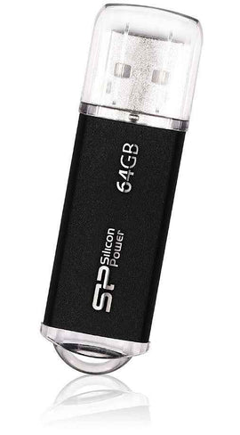 Silicon Power flash drive 64GB Ultima II i-Series, black
