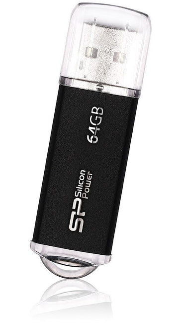 Silicon Power flash drive 64GB Ultima II i-Series, black