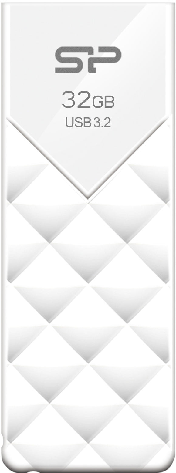 Silicon Power flash drive 32GB Blaze B03 USB 3.2, white