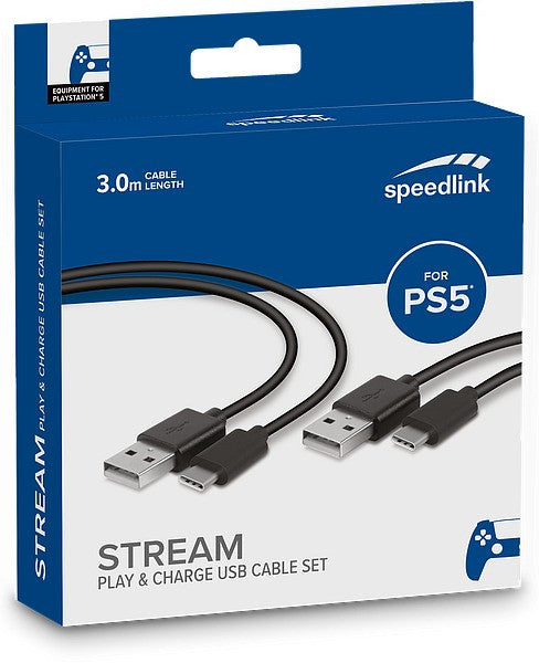 Câble Speedlink Stream PS5 (SL-460100-BK)