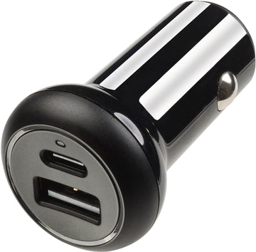 Chargeur de voiture vivanco usb/usb-c 24 w 62303