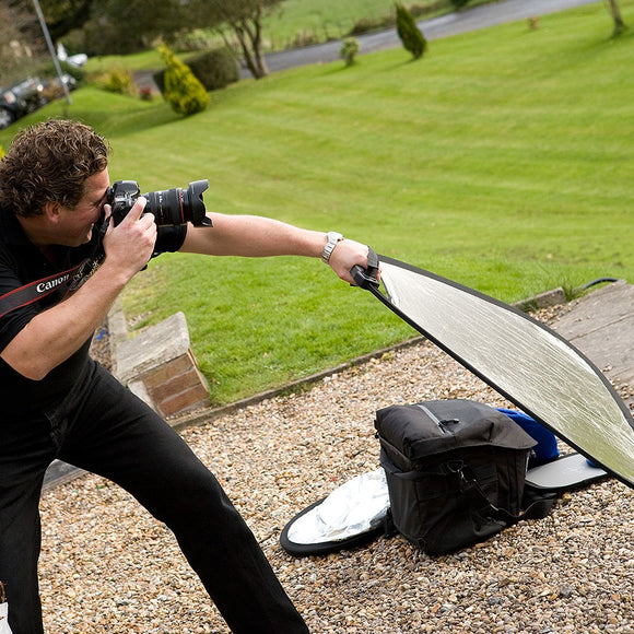 Manfrotto reflector Tri Grip 75cm, sunfire/silver (LA-3636)