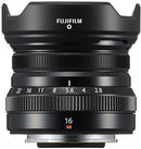 Objectif Fujifilm Fujinon XF 16 mm f/2,8 R WR, noir