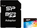 Carte mémoire silicon power microsdhc 32 go superior uhs-i u1 + adaptateur