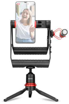 Kit Boya Vlogger avec microphone BY-MM1, mini trépied et support pour smartphone « BY-VG380 » (timbre vert 0,18 lei)