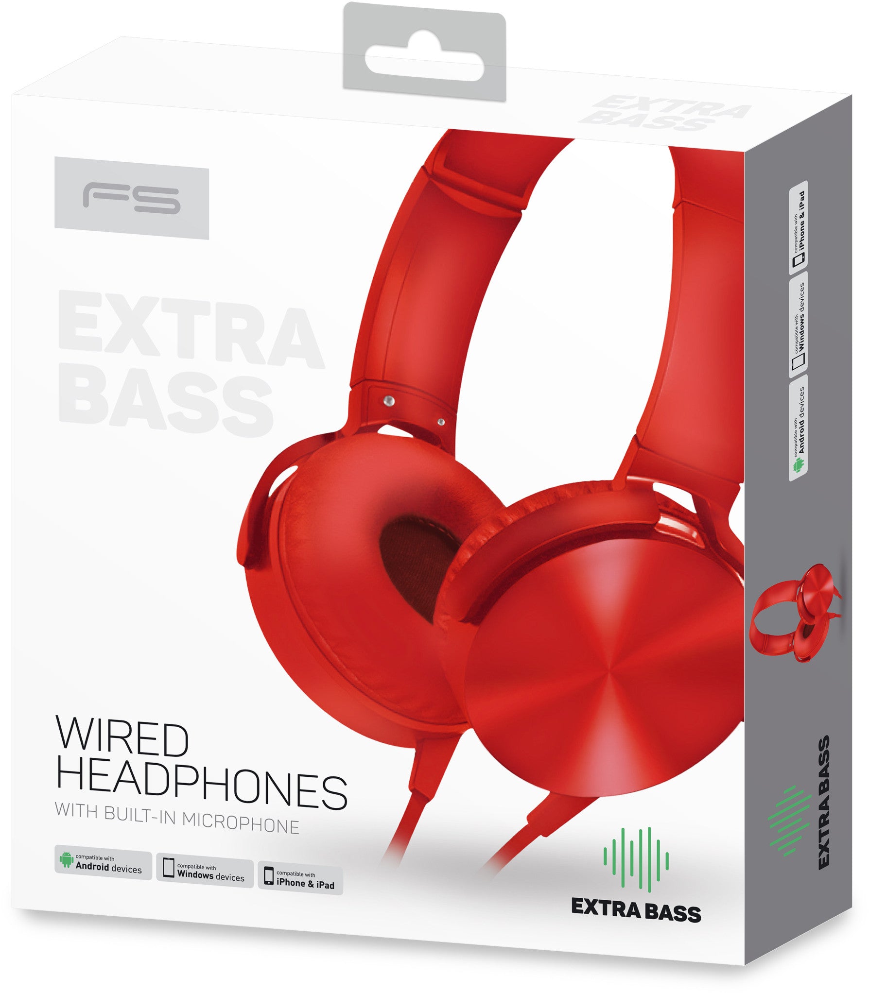 Casque Omega Freestyle FH07R, rouge