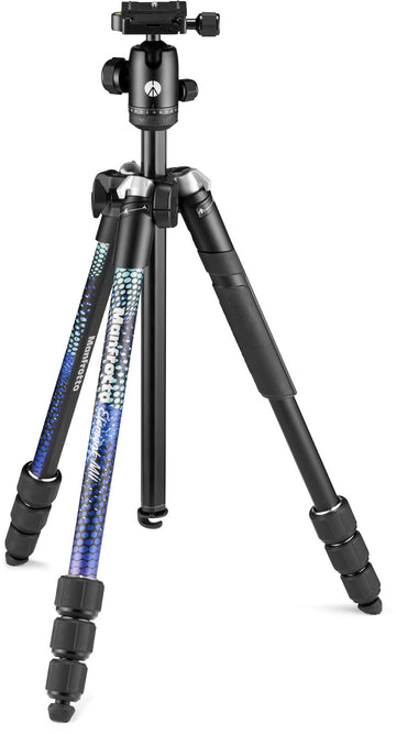 Kit trépied manfrotto element mii mkelmii4bl-bh bleu