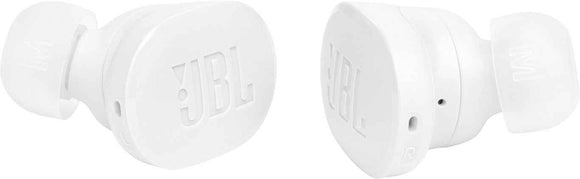 Écouteurs intra-auriculaires sans fil Bluetooth JBL Tune Buds TWS, blancs, EU