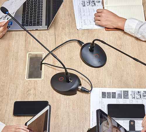 Microphone de bureau Boya BY-GM18C à col de cygne