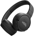 JBL on-ear bezvadu austiņas ar trokšņu  slāpēšanu, melnas