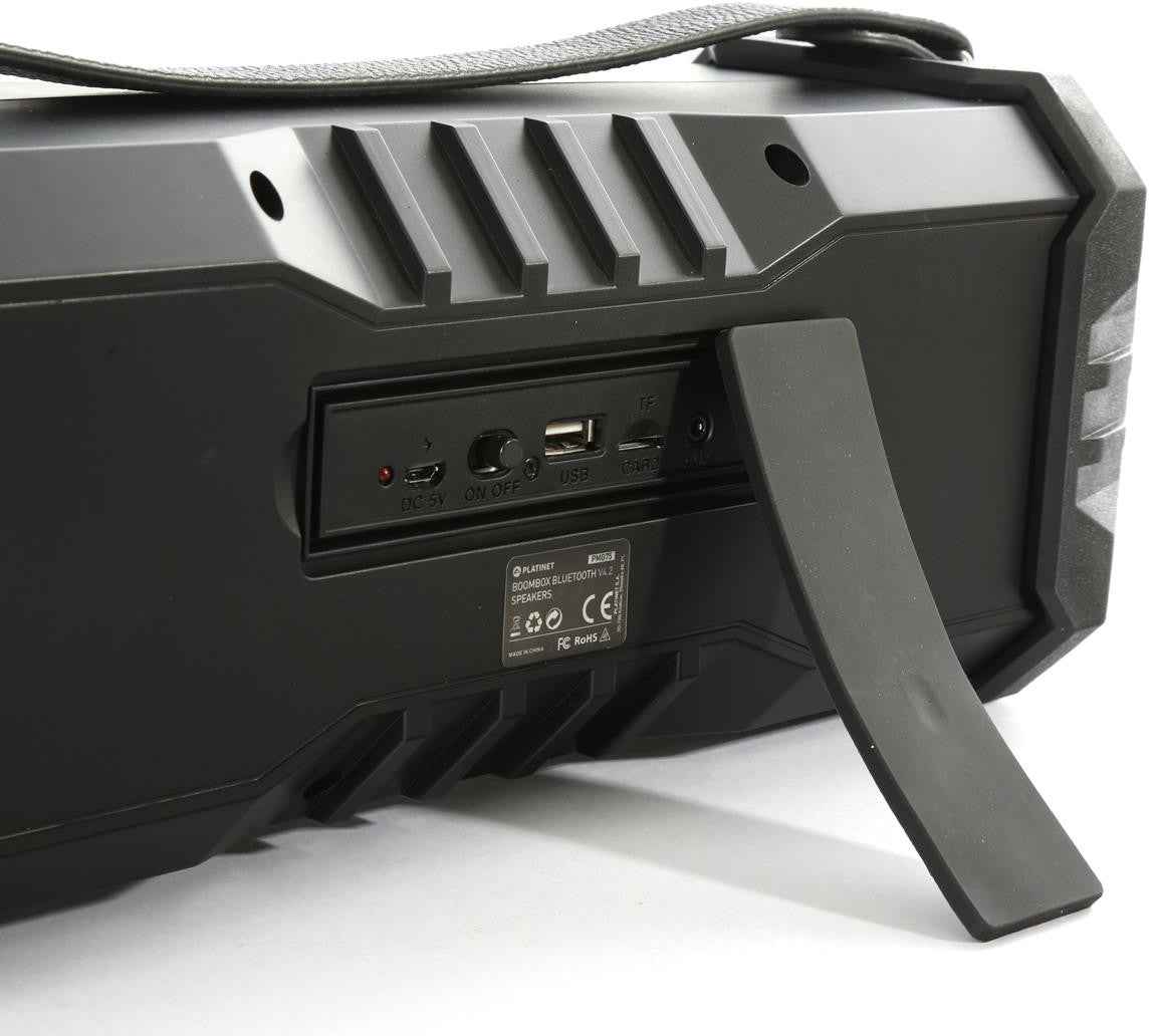 Enceinte sans fil Platinet OG75 Boombox BT, noire (44414)