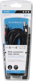 Vivanco cable 2xRCA - 2xRCA 5m (46014)-2