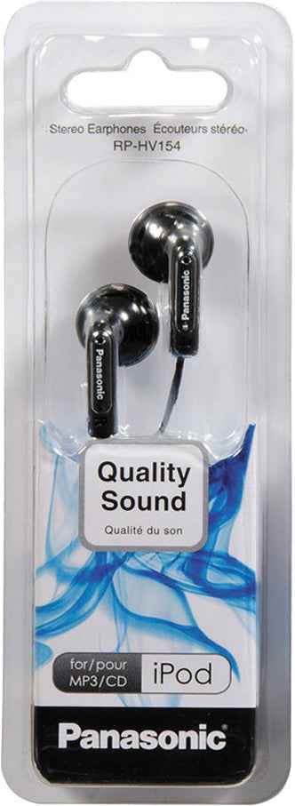Écouteurs Panasonic RP-HV154E-K, noirs