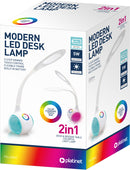Lampe de bureau Platinet PDL20 5W 2en1, blanche (44894)
